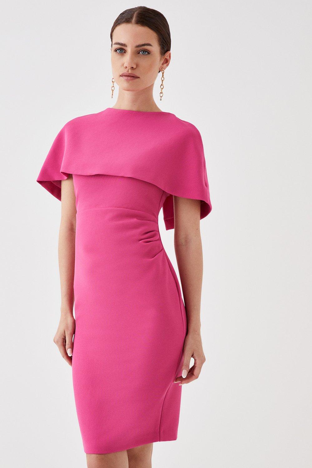 Petite cape dress sales